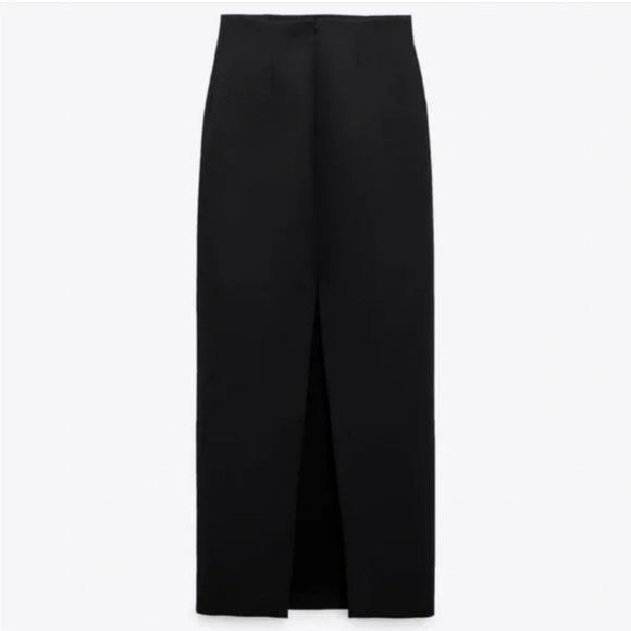 ZARA WOOL BLEND LONG SKIRT LIMITED EDITION - Picture 2 of 4